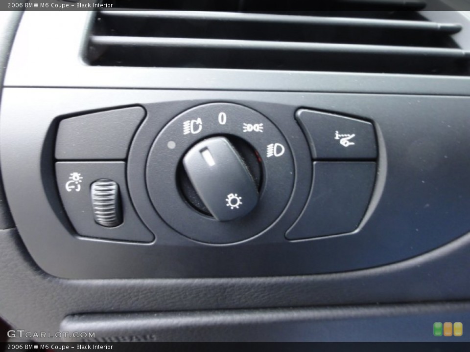 Black Interior Controls for the 2006 BMW M6 Coupe #63084437