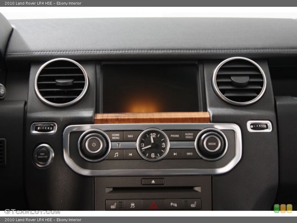 Ebony Interior Controls for the 2010 Land Rover LR4 HSE #63087476