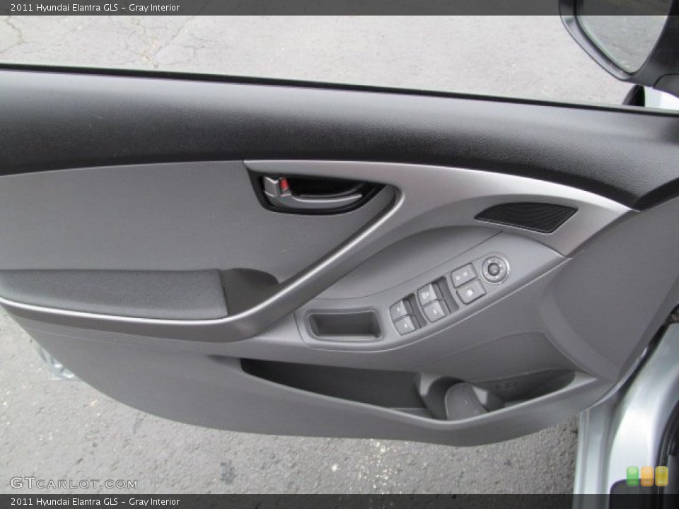 Gray Interior Door Panel for the 2011 Hyundai Elantra GLS #63087752