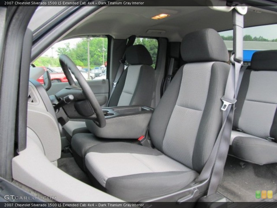 Dark Titanium Gray Interior Front Seat for the 2007 Chevrolet Silverado 1500 LS Extended Cab 4x4 #63089321