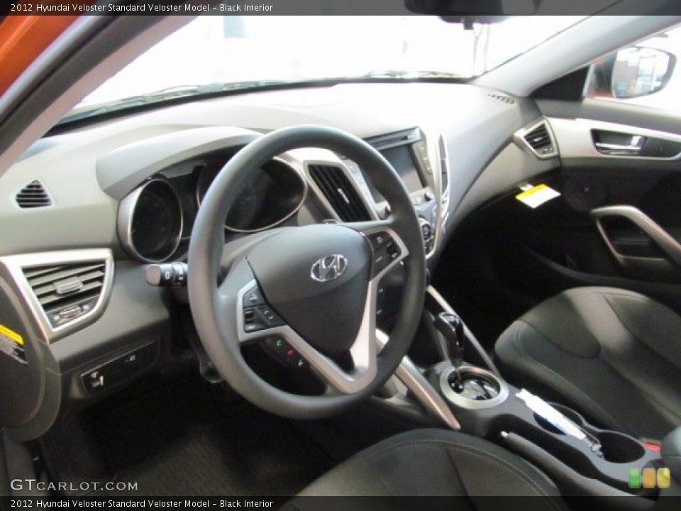 Black Interior Photo for the 2012 Hyundai Veloster  #63090008