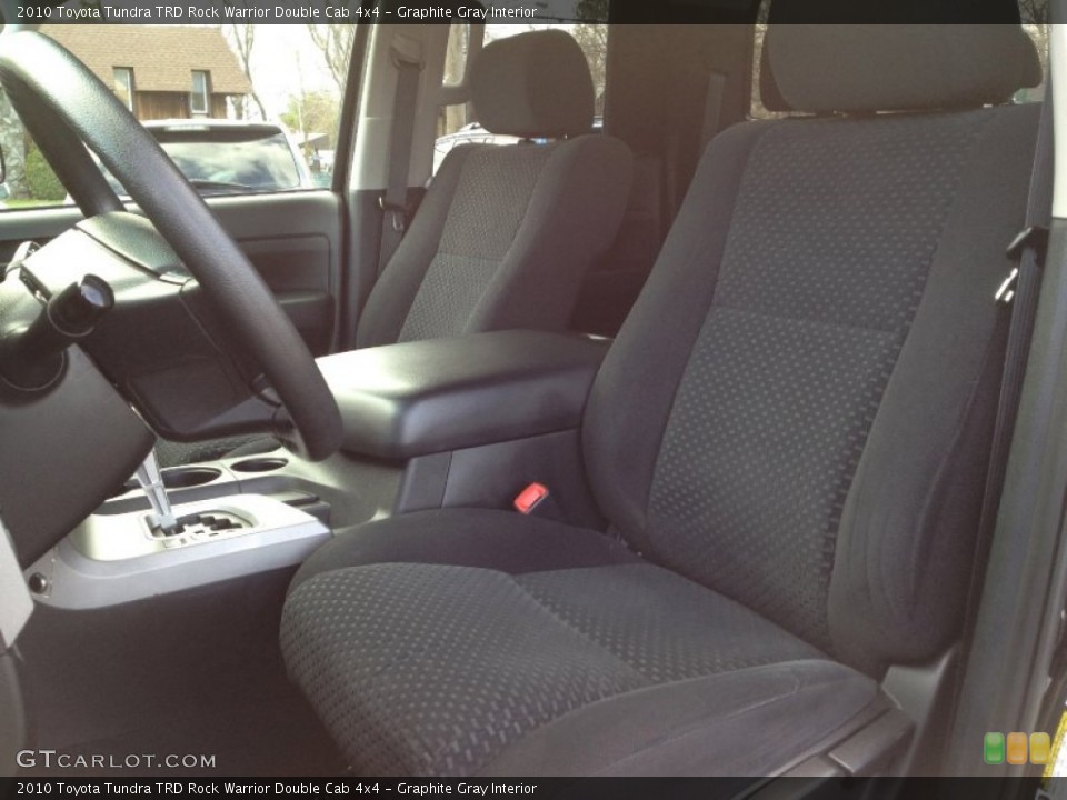 Graphite Gray Interior Photo for the 2010 Toyota Tundra TRD Rock Warrior Double Cab 4x4 #63092054