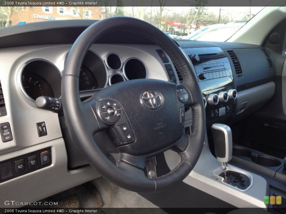 Graphite Interior Steering Wheel for the 2008 Toyota Sequoia Limited 4WD #63092711