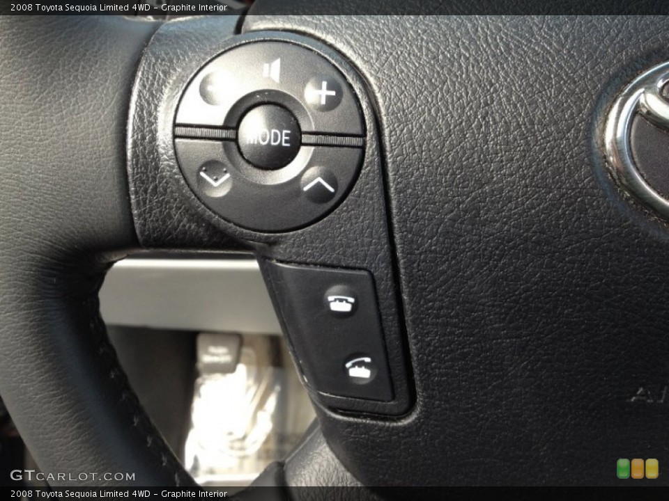 Graphite Interior Controls for the 2008 Toyota Sequoia Limited 4WD #63092743