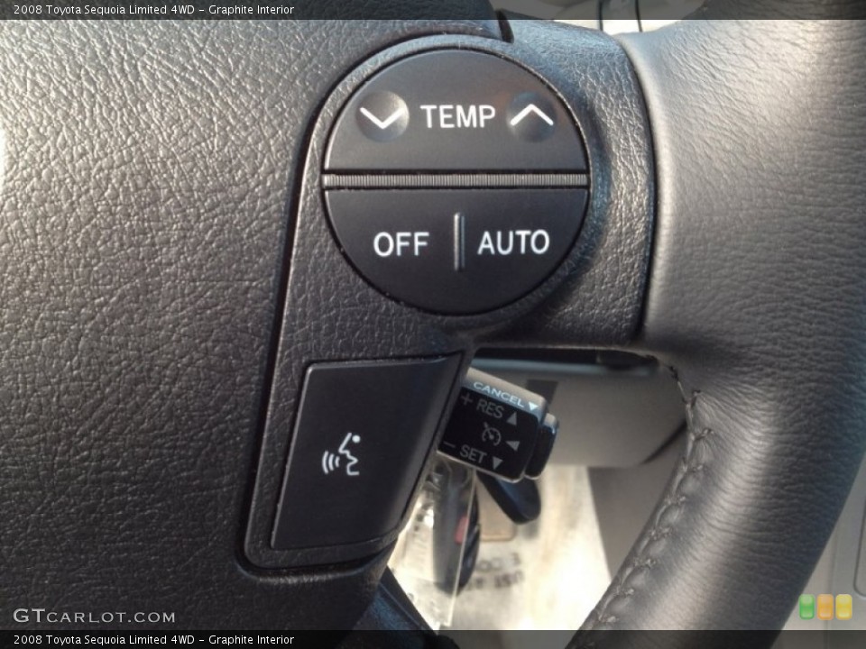 Graphite Interior Controls for the 2008 Toyota Sequoia Limited 4WD #63092752