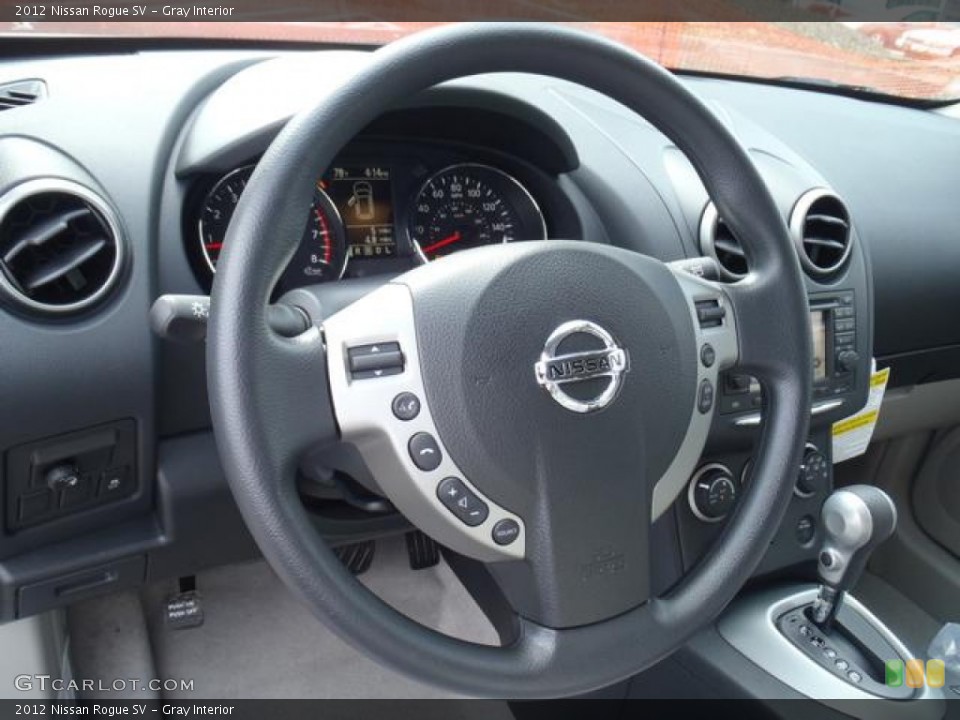 Gray Interior Steering Wheel for the 2012 Nissan Rogue SV #63093491