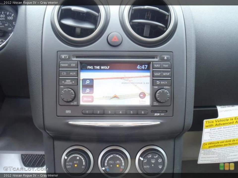 Gray Interior Navigation for the 2012 Nissan Rogue SV #63093509