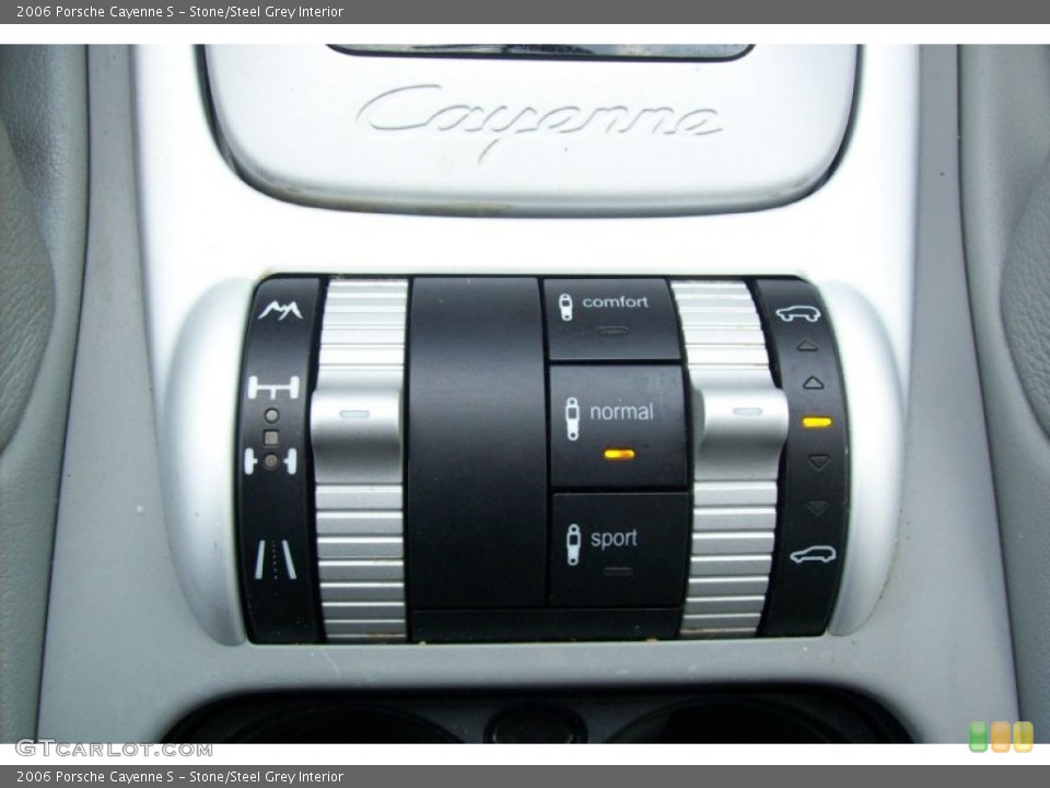 Stone/Steel Grey Interior Controls for the 2006 Porsche Cayenne S #63095660