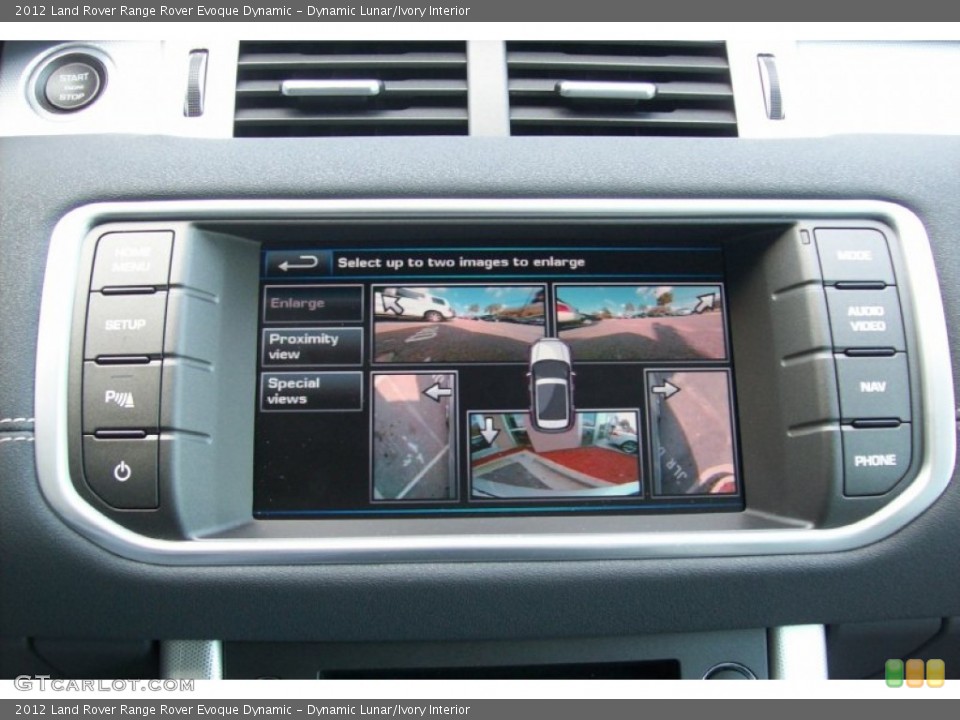 Dynamic Lunar/Ivory Interior Controls for the 2012 Land Rover Range Rover Evoque Dynamic #63095756