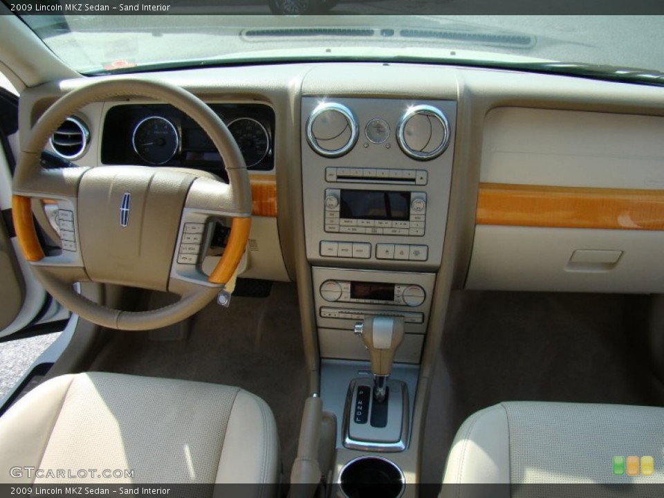 Sand Interior Dashboard for the 2009 Lincoln MKZ Sedan #63097592