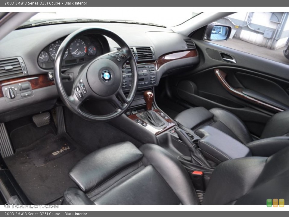 Black Interior Prime Interior for the 2003 BMW 3 Series 325i Coupe #63098336