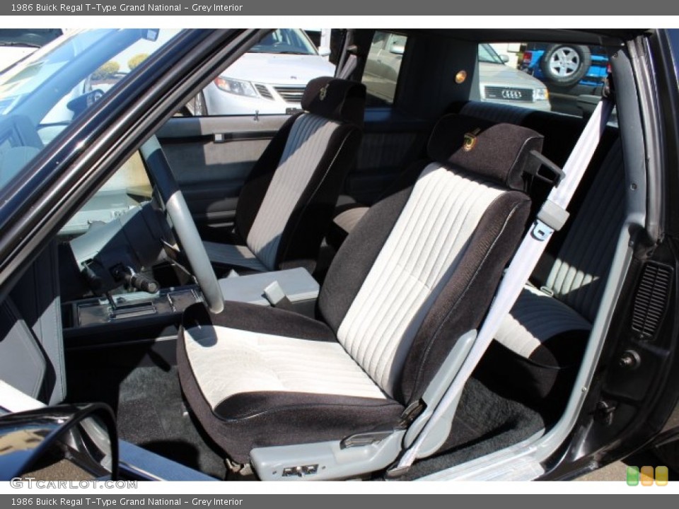 Grey Interior Front Seat for the 1986 Buick Regal T-Type Grand National #63105367