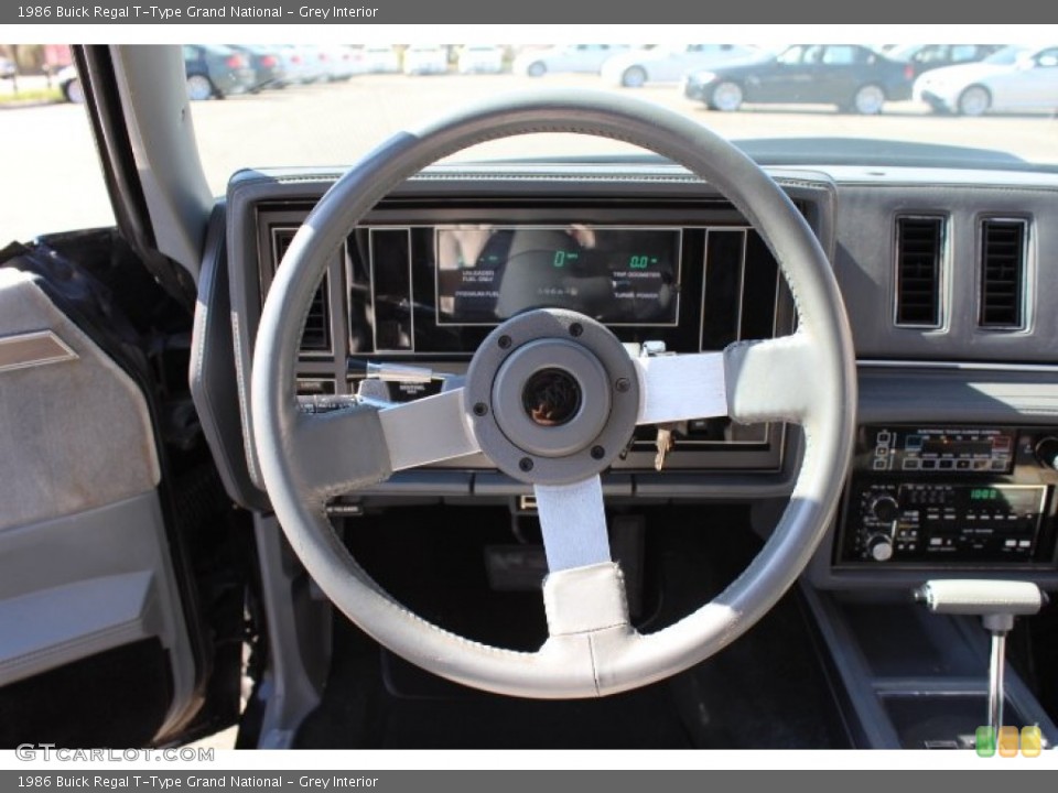 Grey Interior Steering Wheel for the 1986 Buick Regal T-Type Grand National #63105386