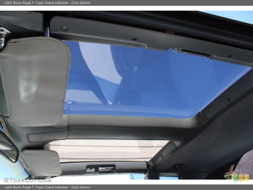 Grey Interior Sunroof for the 1986 Buick Regal T-Type Grand National #63105417