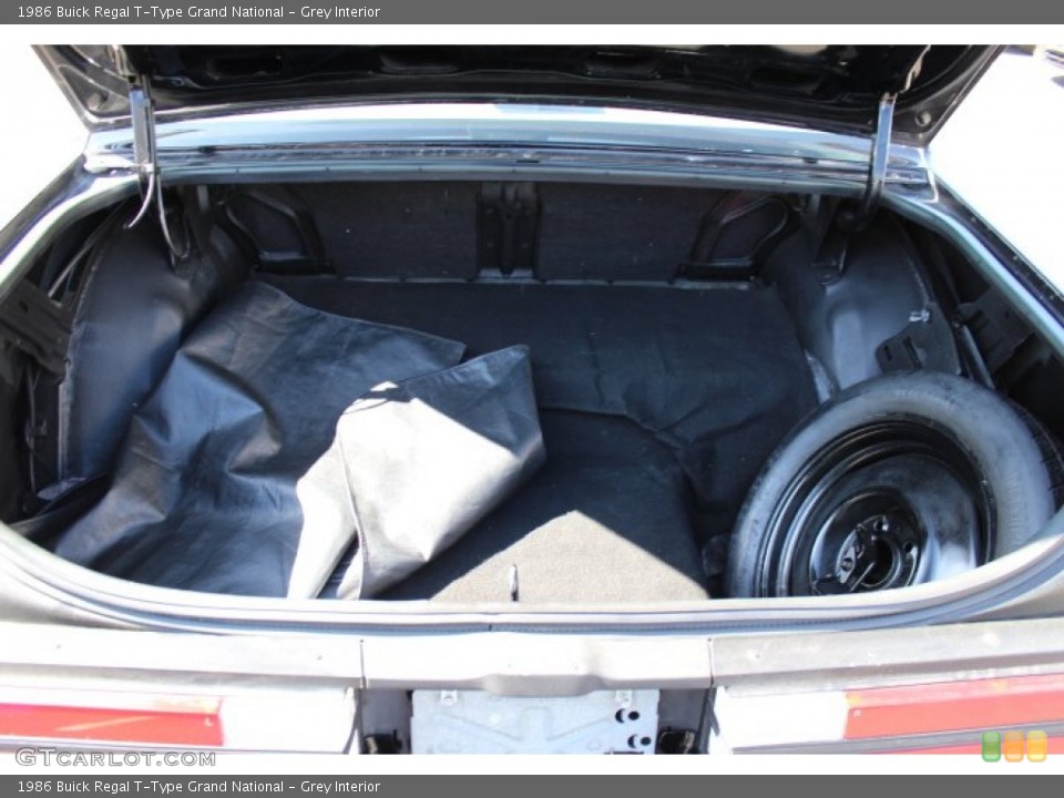Grey Interior Trunk For The 1986 Buick Regal Grand National