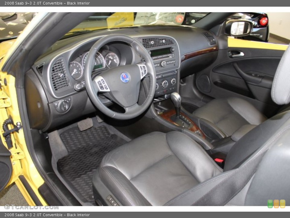 Black Interior Photo for the 2008 Saab 9-3 2.0T Convertible #63105992