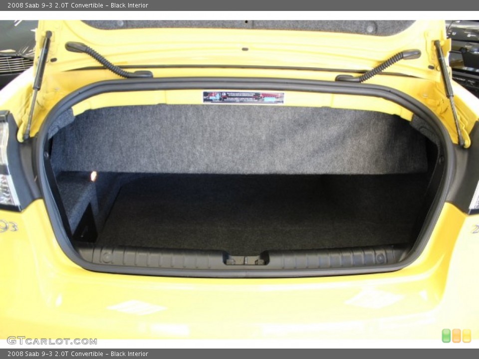 Black Interior Trunk for the 2008 Saab 9-3 2.0T Convertible #63106082