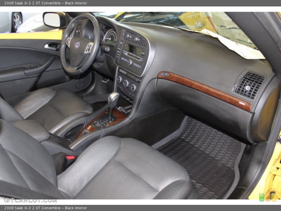 Black Interior Photo for the 2008 Saab 9-3 2.0T Convertible #63106118