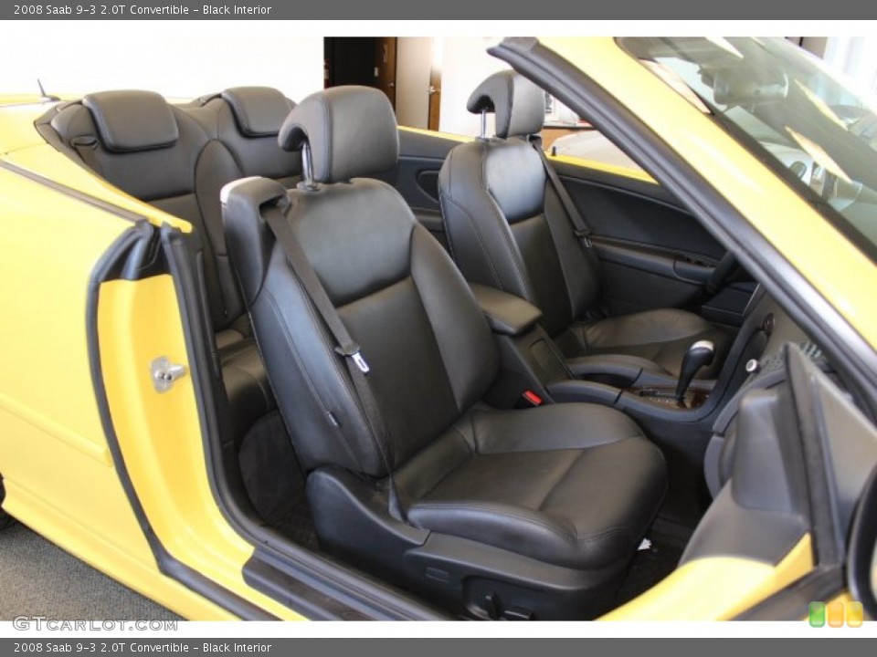 Black Interior Photo for the 2008 Saab 9-3 2.0T Convertible #63106136
