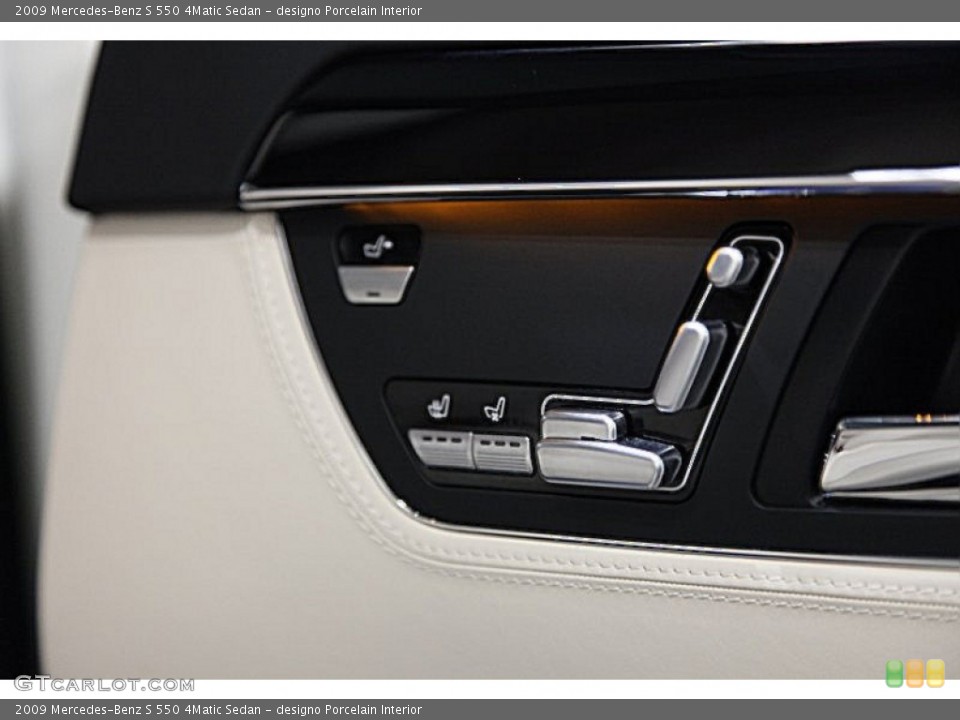 designo Porcelain Interior Controls for the 2009 Mercedes-Benz S 550 4Matic Sedan #63106697