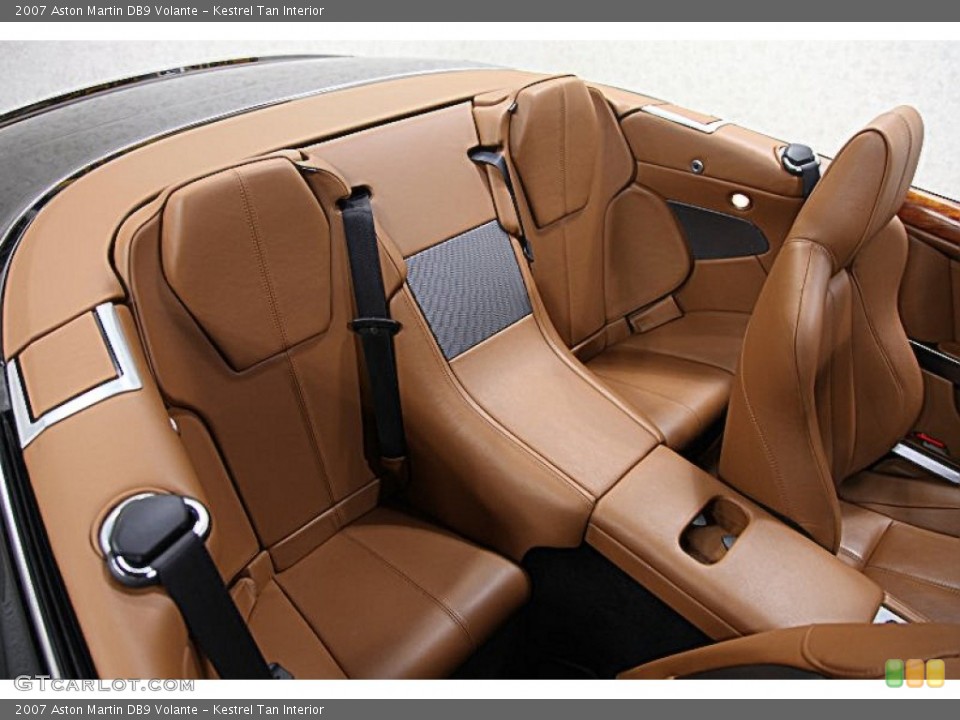 Kestrel Tan Interior Rear Seat for the 2007 Aston Martin DB9 Volante #63107477