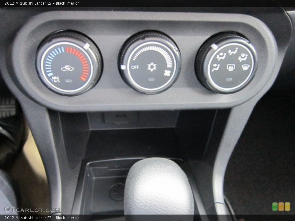 Black Interior Controls for the 2012 Mitsubishi Lancer ES #63107669