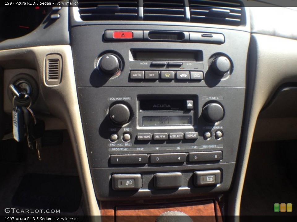Ivory Interior Controls for the 1997 Acura RL 3.5 Sedan #63109691