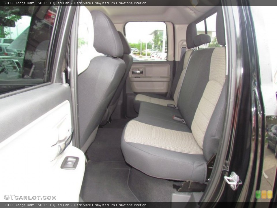 Dark Slate Gray/Medium Graystone Interior Photo for the 2012 Dodge Ram 1500 SLT Quad Cab #63114524