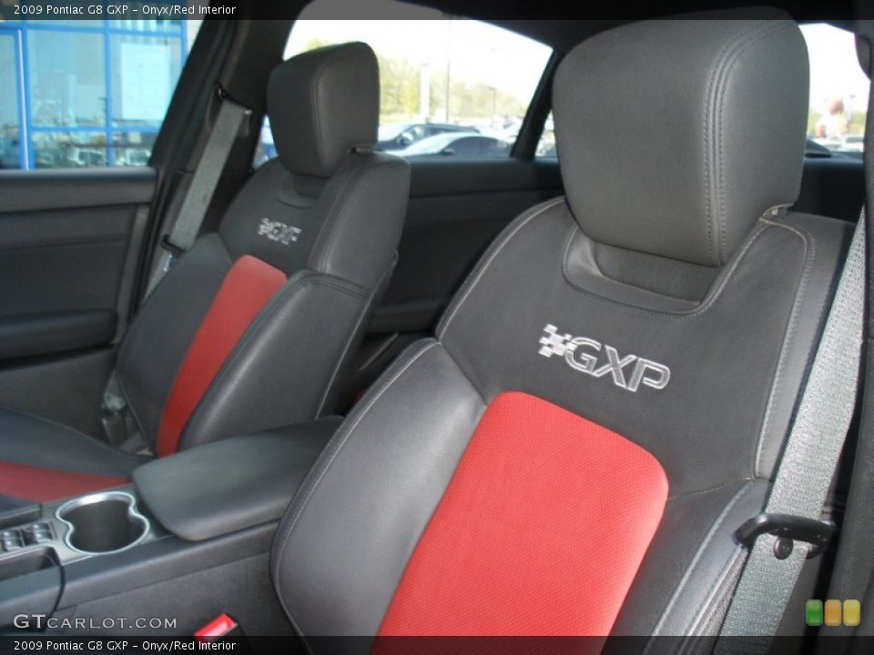 Onyx/Red Interior Photo for the 2009 Pontiac G8 GXP #63120323