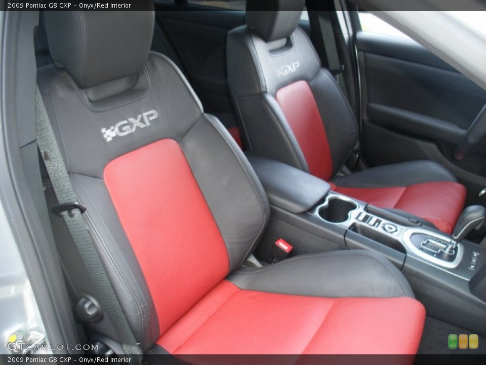 Onyx/Red Interior Photo for the 2009 Pontiac G8 GXP #63120332