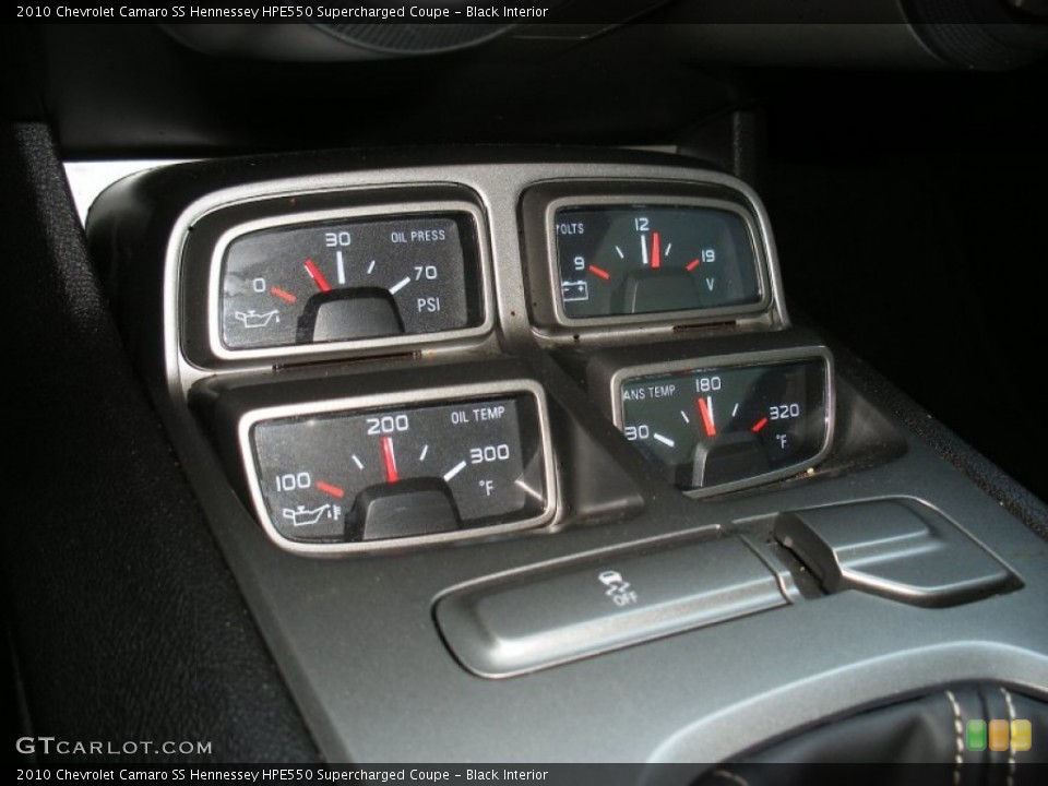 Black Interior Gauges for the 2010 Chevrolet Camaro SS Hennessey HPE550 Supercharged Coupe #63120803