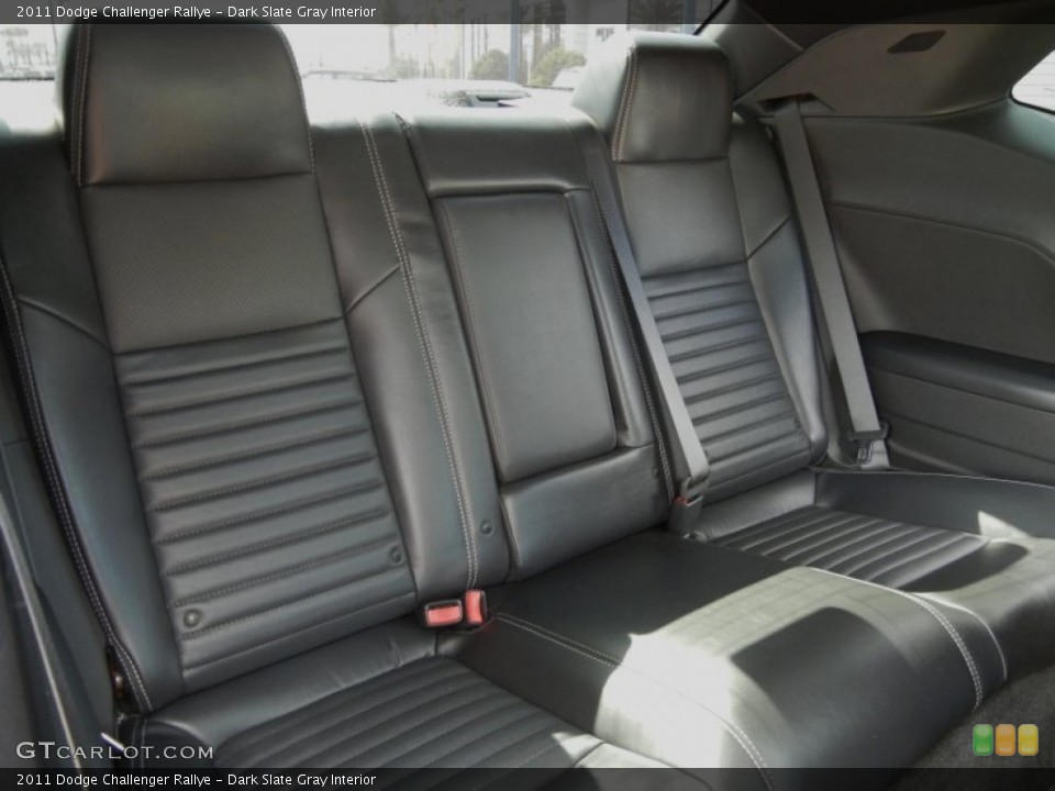 Dark Slate Gray Interior Rear Seat for the 2011 Dodge Challenger Rallye #63121691
