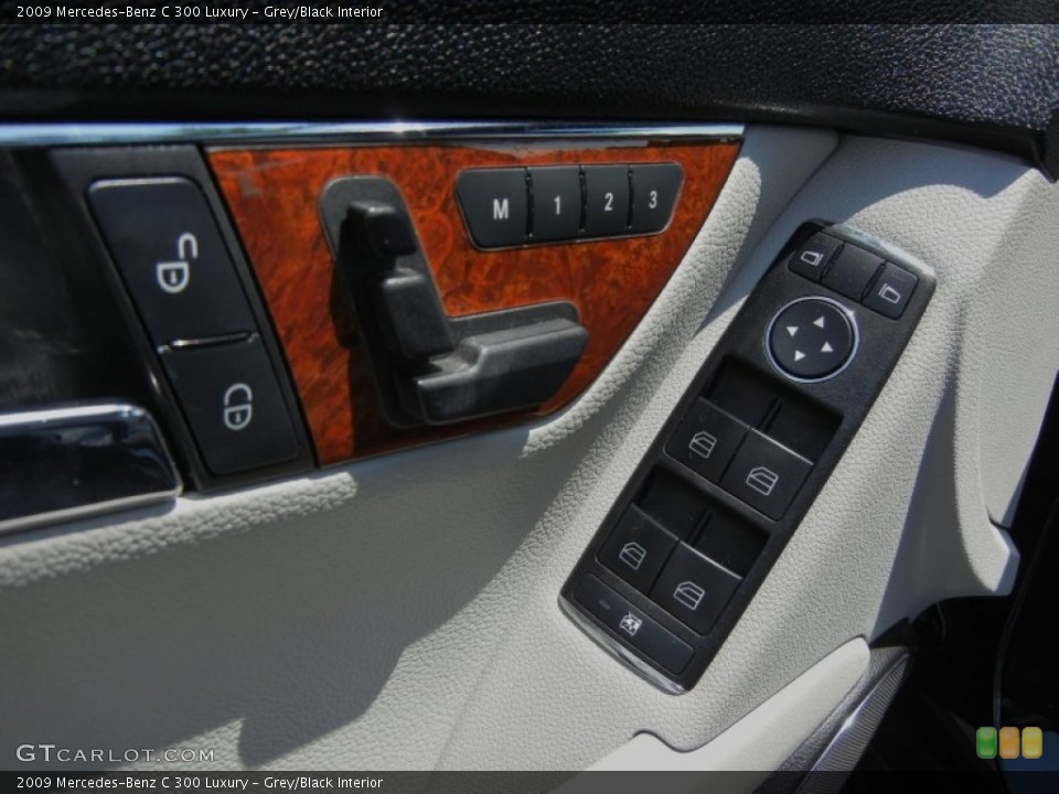 Grey/Black Interior Controls for the 2009 Mercedes-Benz C 300 Luxury #63122453