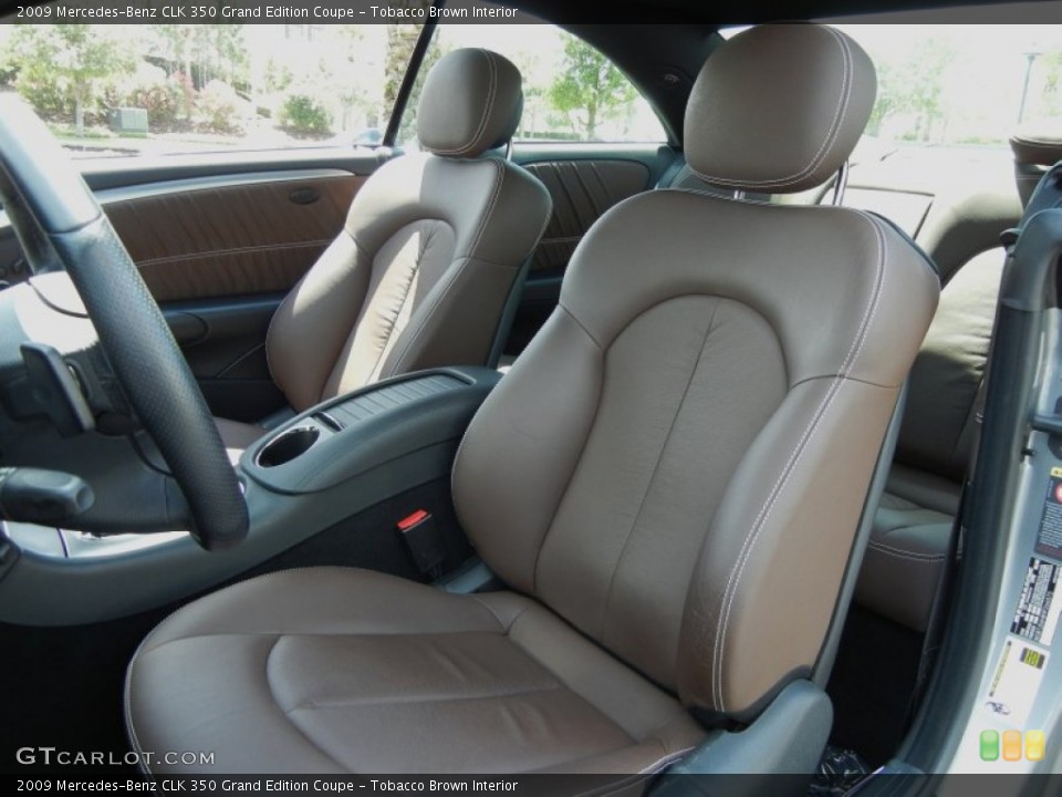 Tobacco Brown Interior Photo for the 2009 Mercedes-Benz CLK 350 Grand Edition Coupe #63122738