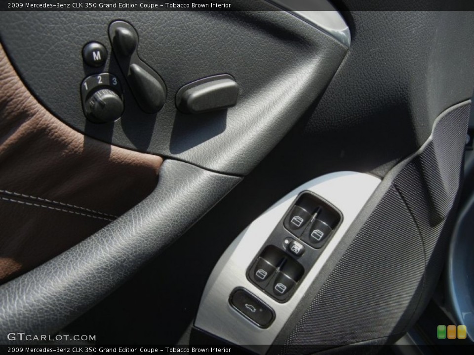 Tobacco Brown Interior Controls for the 2009 Mercedes-Benz CLK 350 Grand Edition Coupe #63122747