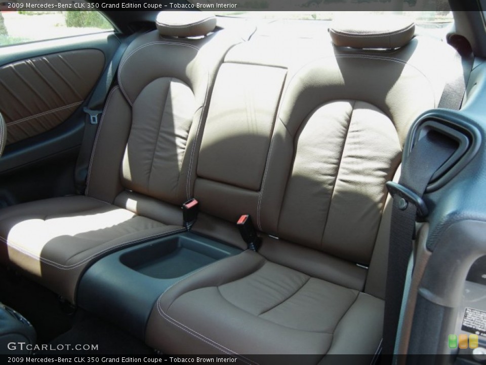 Tobacco Brown Interior Photo for the 2009 Mercedes-Benz CLK 350 Grand Edition Coupe #63122762