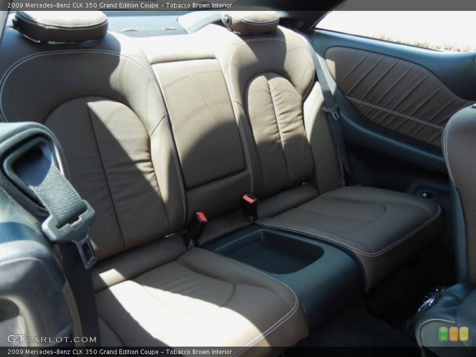 Tobacco Brown Interior Photo for the 2009 Mercedes-Benz CLK 350 Grand Edition Coupe #63122772