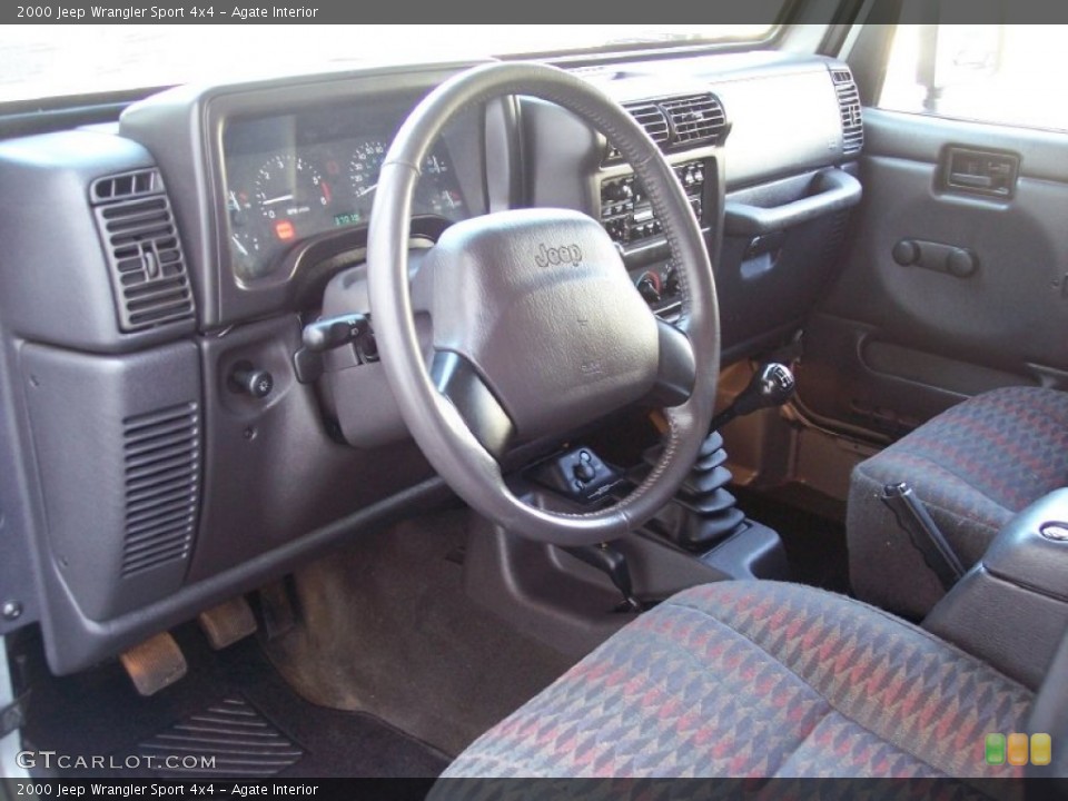 Agate Interior Photo for the 2000 Jeep Wrangler Sport 4x4 #63123428