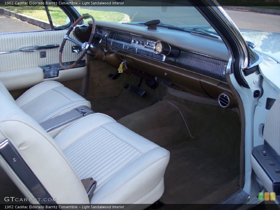 Light Sandalwood Interior Dashboard for the 1962 Cadillac Eldorado Biarritz Convertible #63124094