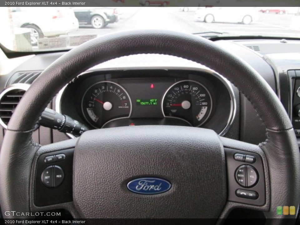Black Interior Steering Wheel for the 2010 Ford Explorer XLT 4x4 #63125084