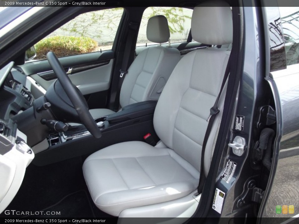 Grey/Black Interior Photo for the 2009 Mercedes-Benz C 350 Sport #63133133