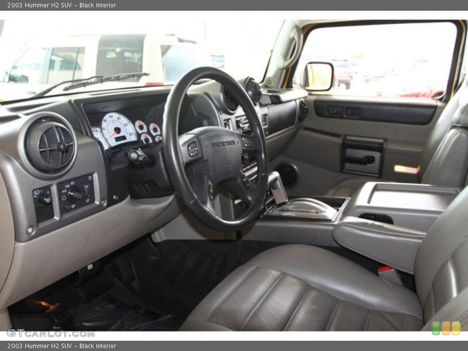 Black Interior Photo for the 2003 Hummer H2 SUV #63134896