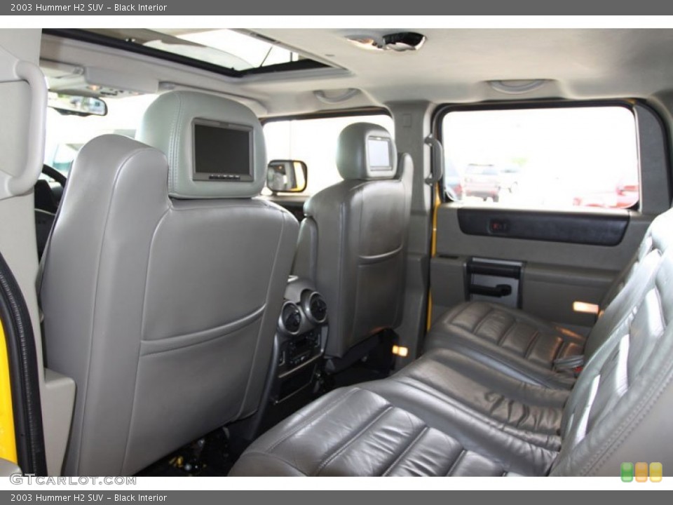 Black Interior Photo for the 2003 Hummer H2 SUV #63135007