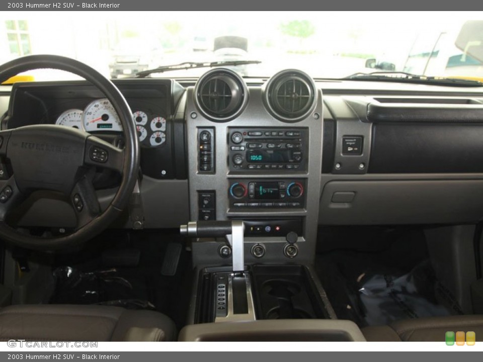 Black Interior Dashboard for the 2003 Hummer H2 SUV #63135019