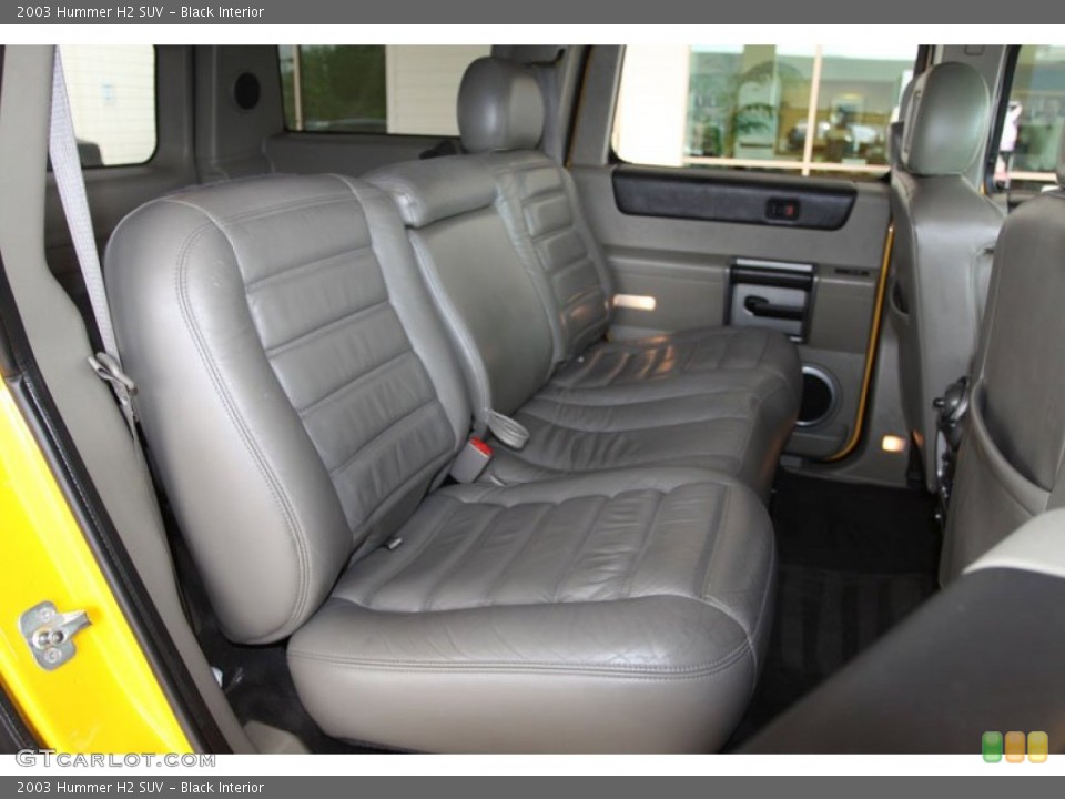Black Interior Photo for the 2003 Hummer H2 SUV #63135280