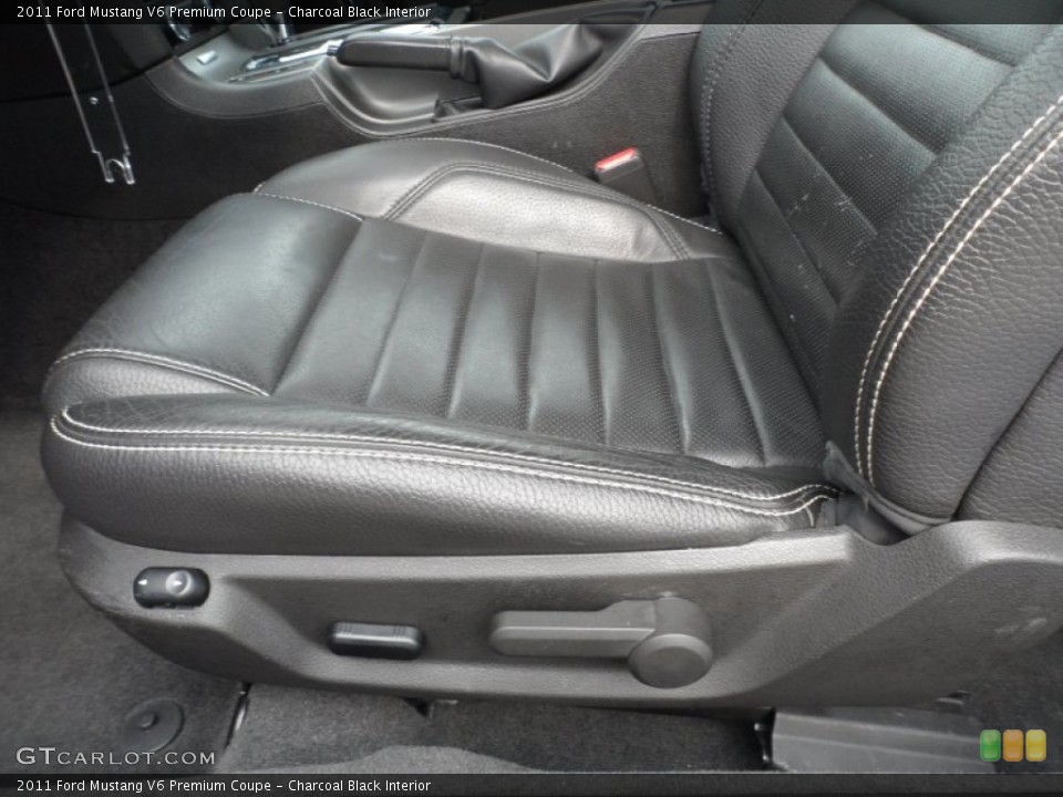 Charcoal Black Interior Front Seat for the 2011 Ford Mustang V6 Premium Coupe #63141676