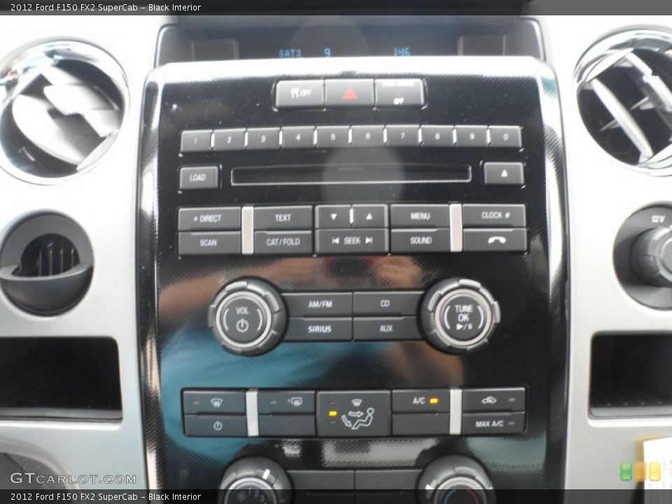 Black Interior Controls for the 2012 Ford F150 FX2 SuperCab #63143368