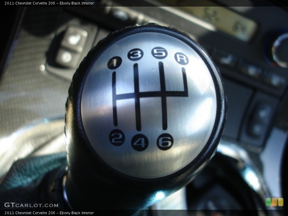 Ebony Black Interior Transmission for the 2011 Chevrolet Corvette Z06 #63144685