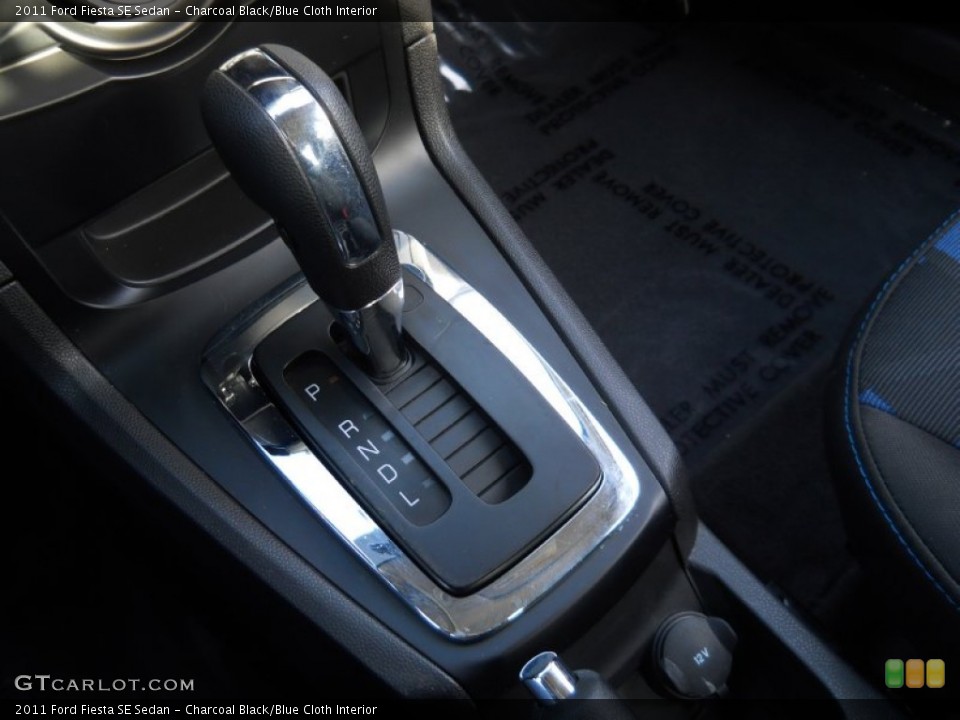 Charcoal Black/Blue Cloth Interior Transmission for the 2011 Ford Fiesta SE Sedan #63144859