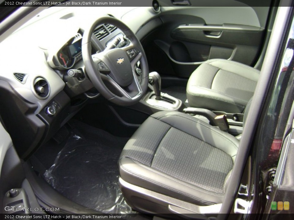 Jet Black/Dark Titanium Interior Photo for the 2012 Chevrolet Sonic LTZ Hatch #63145915